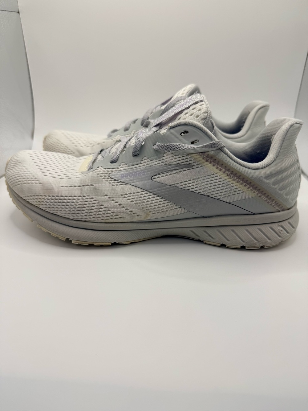 BROOKS Anthem 5 Women’s White Purple Running Walking Athletic Shoes Size 8.5‎